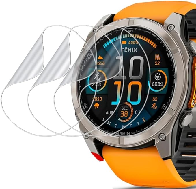 Smartwatch Screen Film - 1-3 Buah Film Hidrogel untuk Garmin