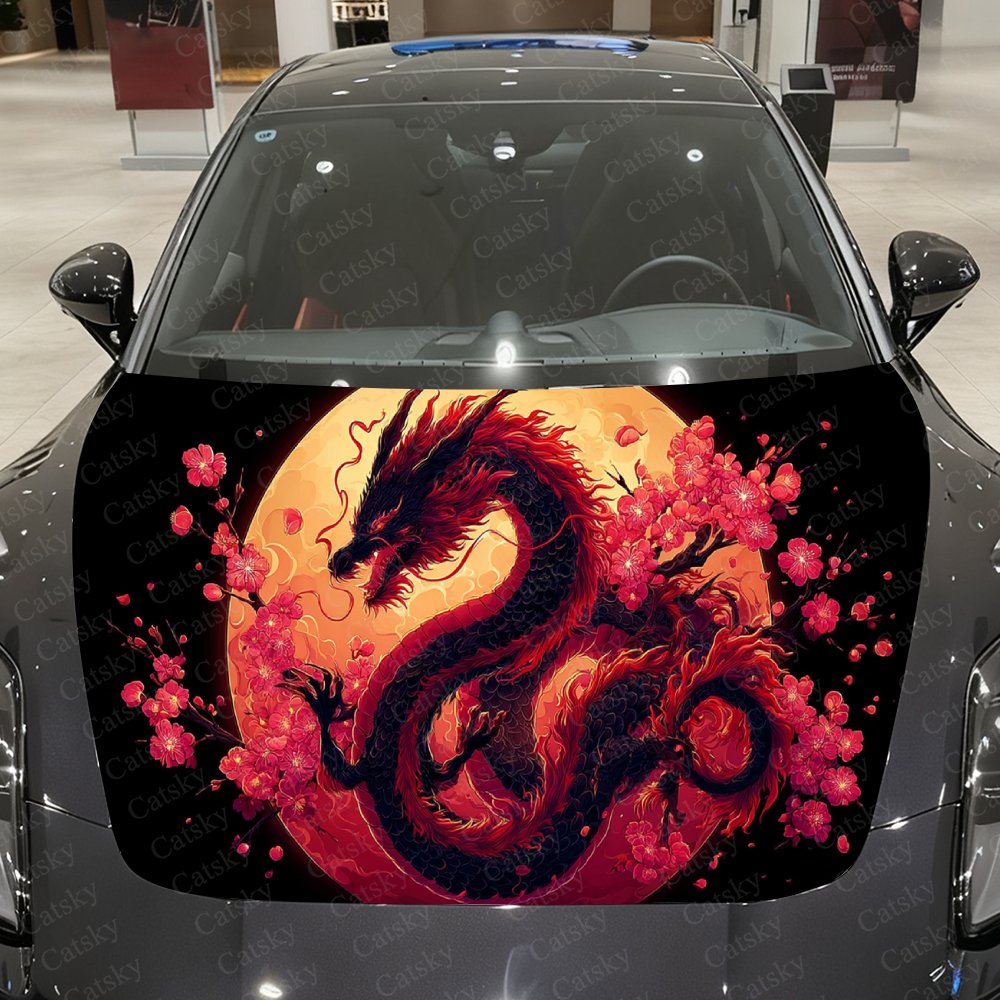 Full Cover Adhesive - Pembungkus Vinil Mobil Full Moon Sakura