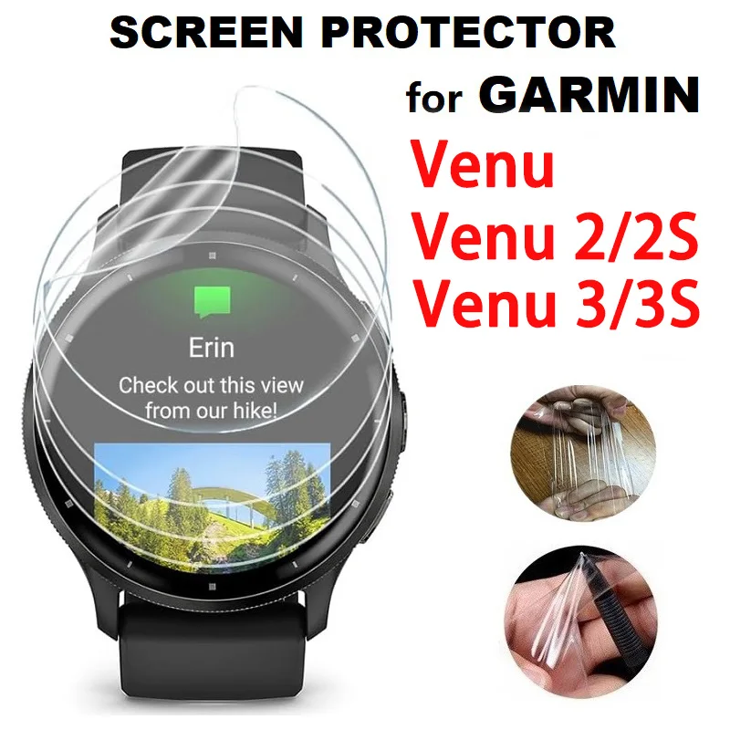Hydrogel Screen Protector - Film hidrogel untuk Garmin Venu 3