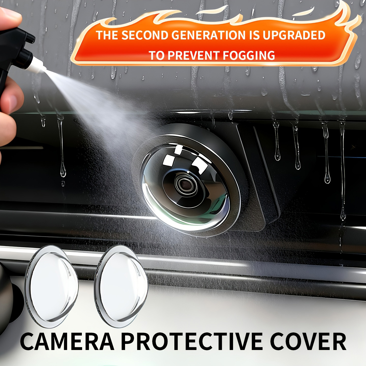Camera Lens Protector - 2 Buah Pelindung Lensa Kamera Mobil