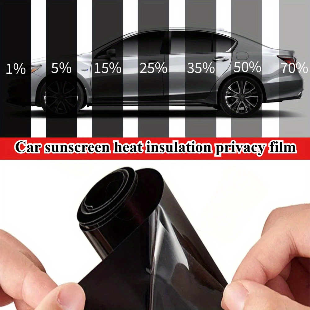 Privacy Screen Protector - Film Kaca Mobil Universal 1%-70% VLT