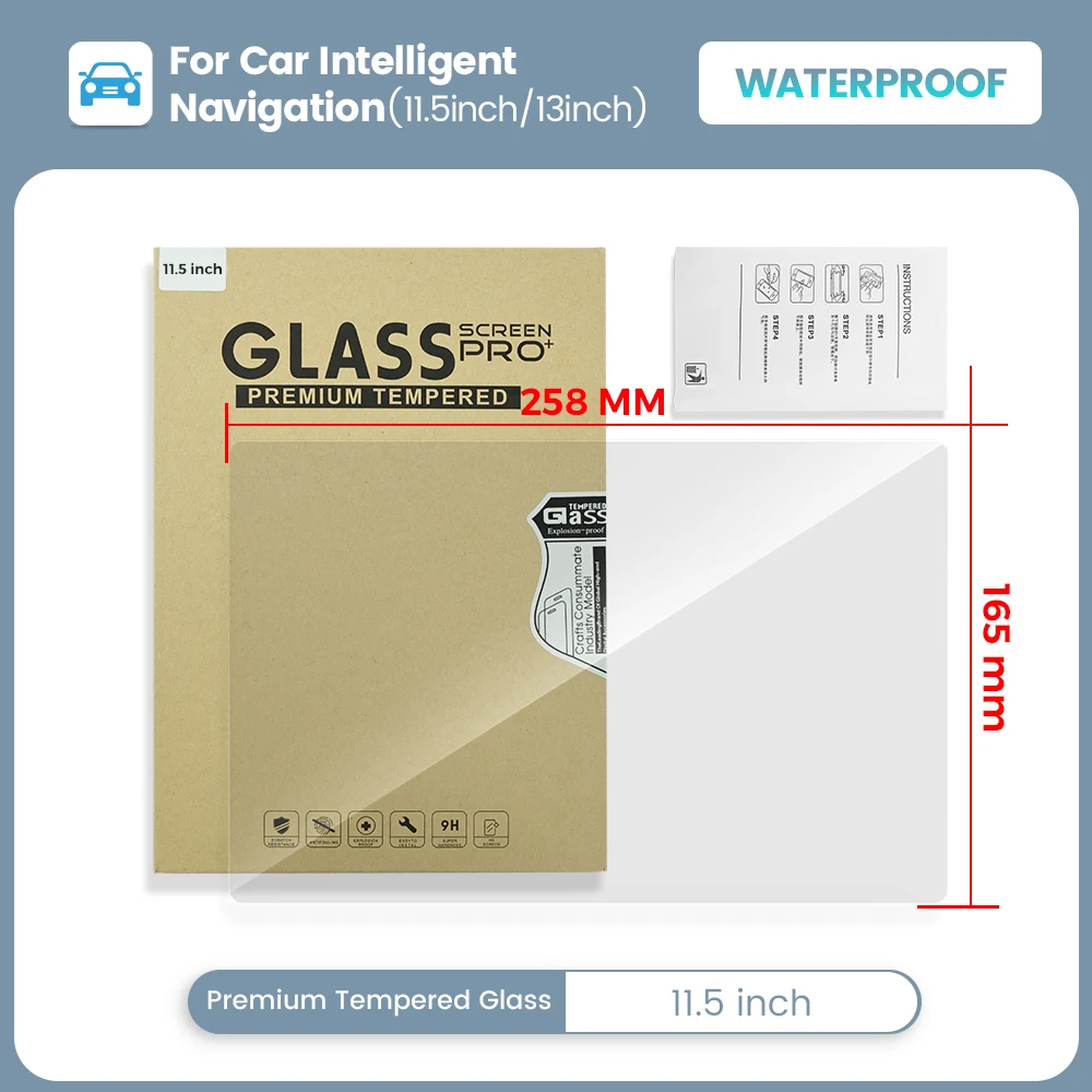 Glass Protector Auto - Stiker Film pelindung mobil 11.5 /