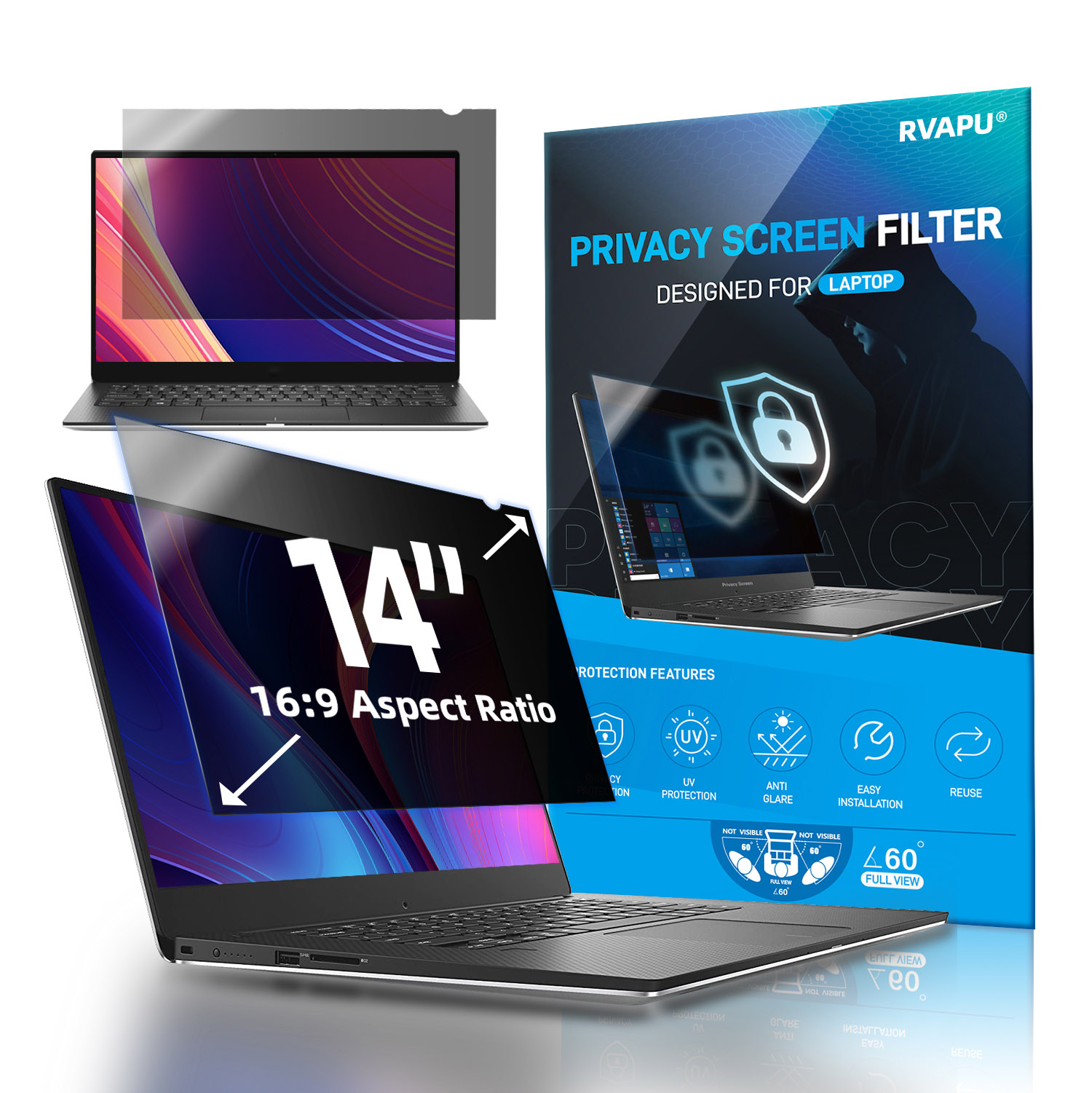 Matte Anti Glare Screen - Pelindung layar dapat dilepas untuk Laptop
