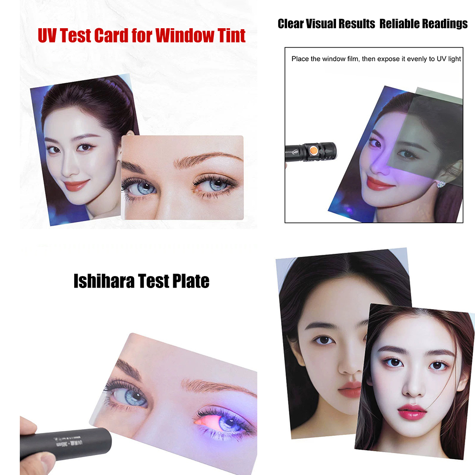 Kartu Uji Cahaya Biru & UV unt - Anti Blue Light Film ulasan dan harga