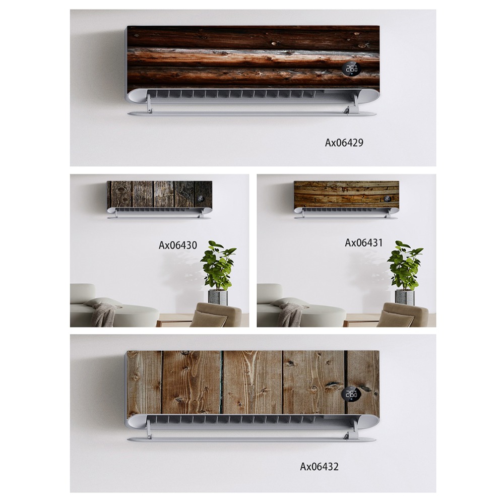 Stiker AC Kayu Antik Rustic Vi - Full Cover Adhesive ulasan dan harga