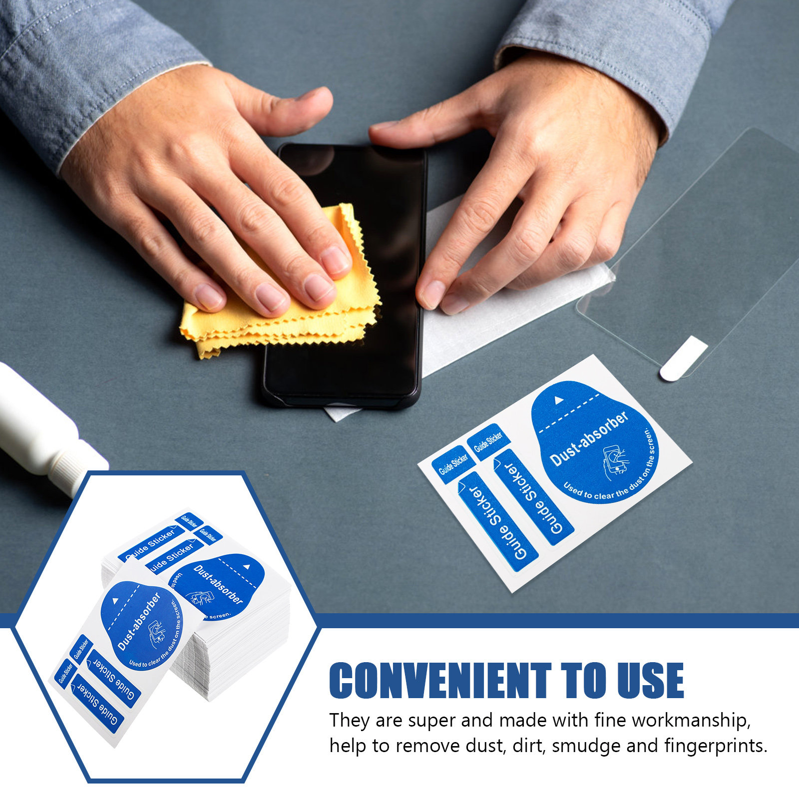 200 Buah Stiker Penghilang Deb - Dust Removal Sticker ulasan dan harga