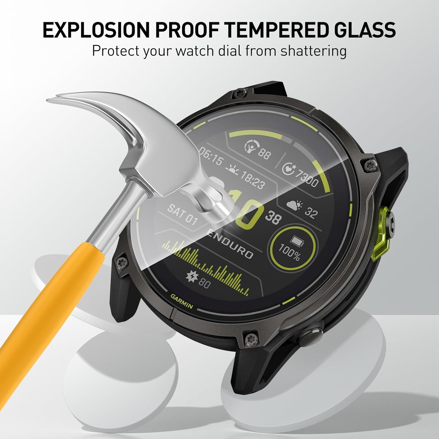Film Kaca Tempered untuk Garmi - Smartwatch Screen Film ulasan dan harga