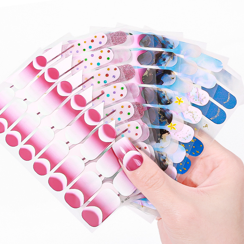 16Tips Strip Kutek Marmer Grad - Full Cover Adhesive ulasan dan harga