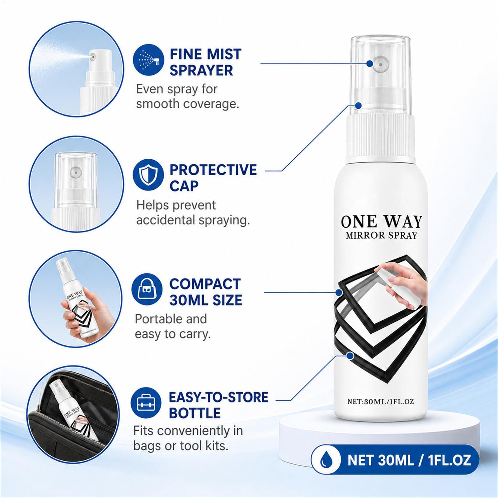Semprotan Jendela Reflektif 30 - Privacy Screen Protector ulasan dan harga