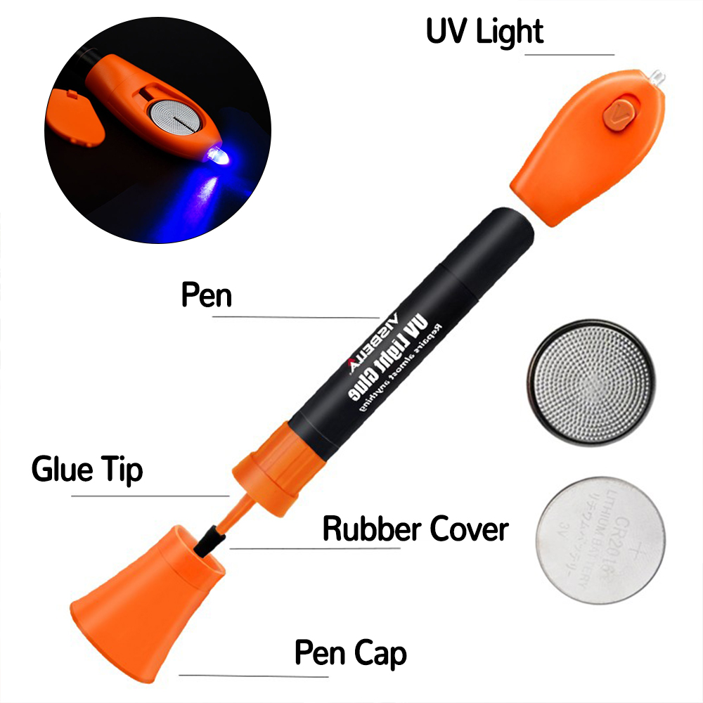 Memperbaiki Lem Cair Logam Pla - Liquid Uv Glue Kit ulasan dan harga