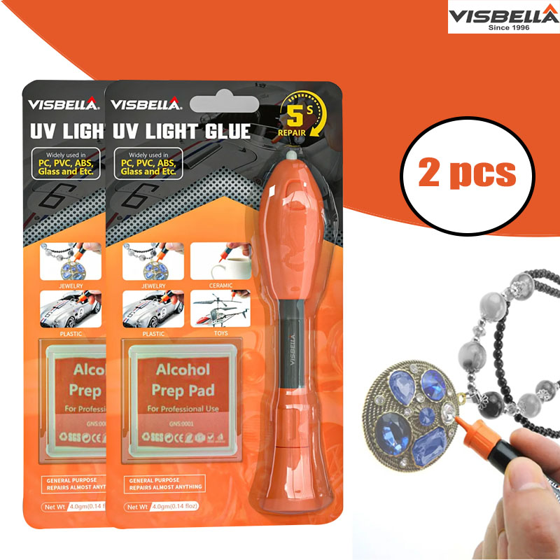 Visbella pena lem lampu UV 5 d - Liquid Uv Glue Kit ulasan dan harga