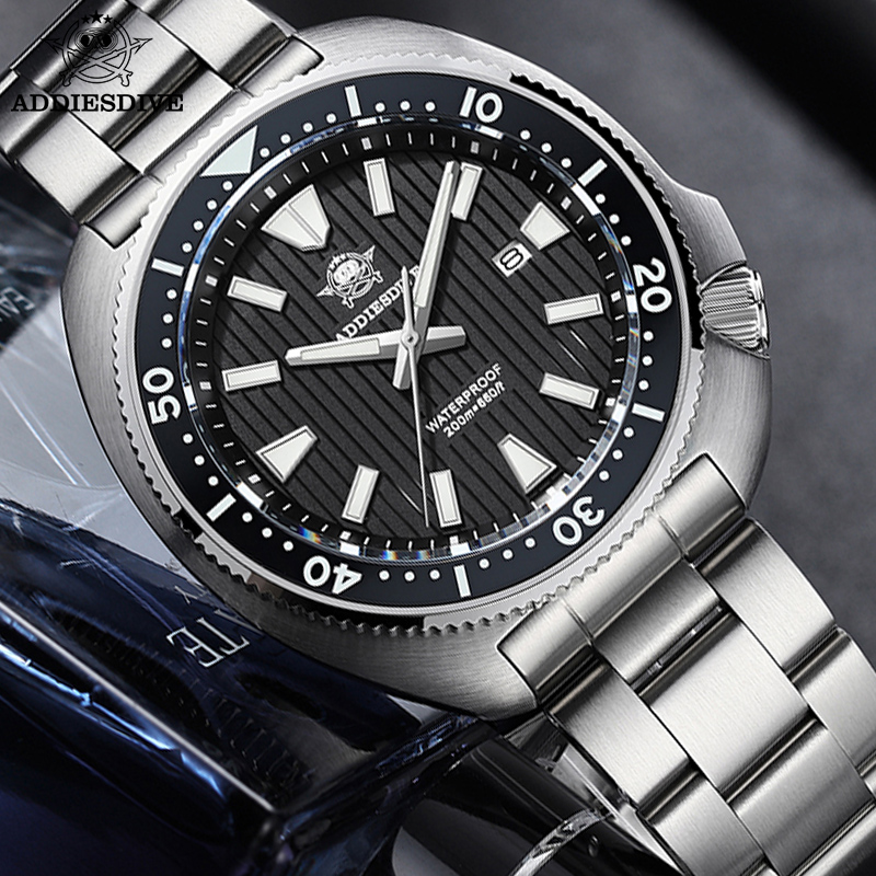 ADDIESDIVE Jam Tangan Pria Bar - Anti Blue Light Film ulasan dan harga
