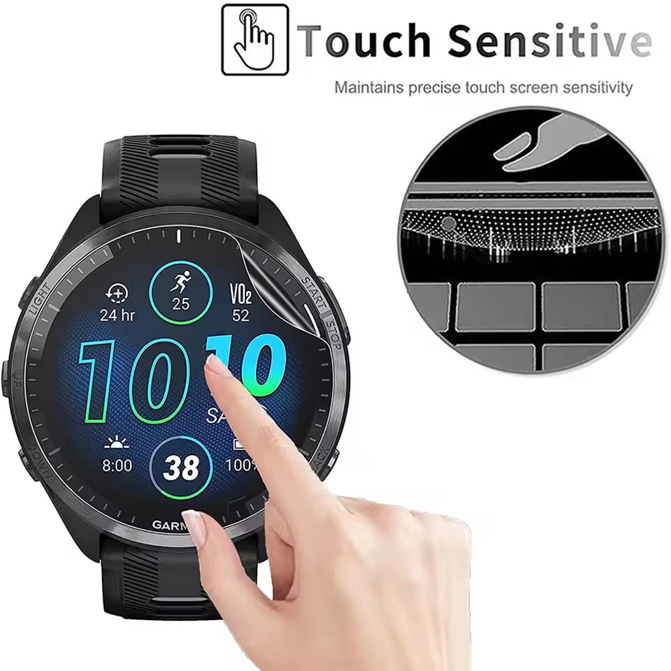 3 Buah Film Pelindung Hidrogel - Smartwatch Screen Film ulasan dan harga