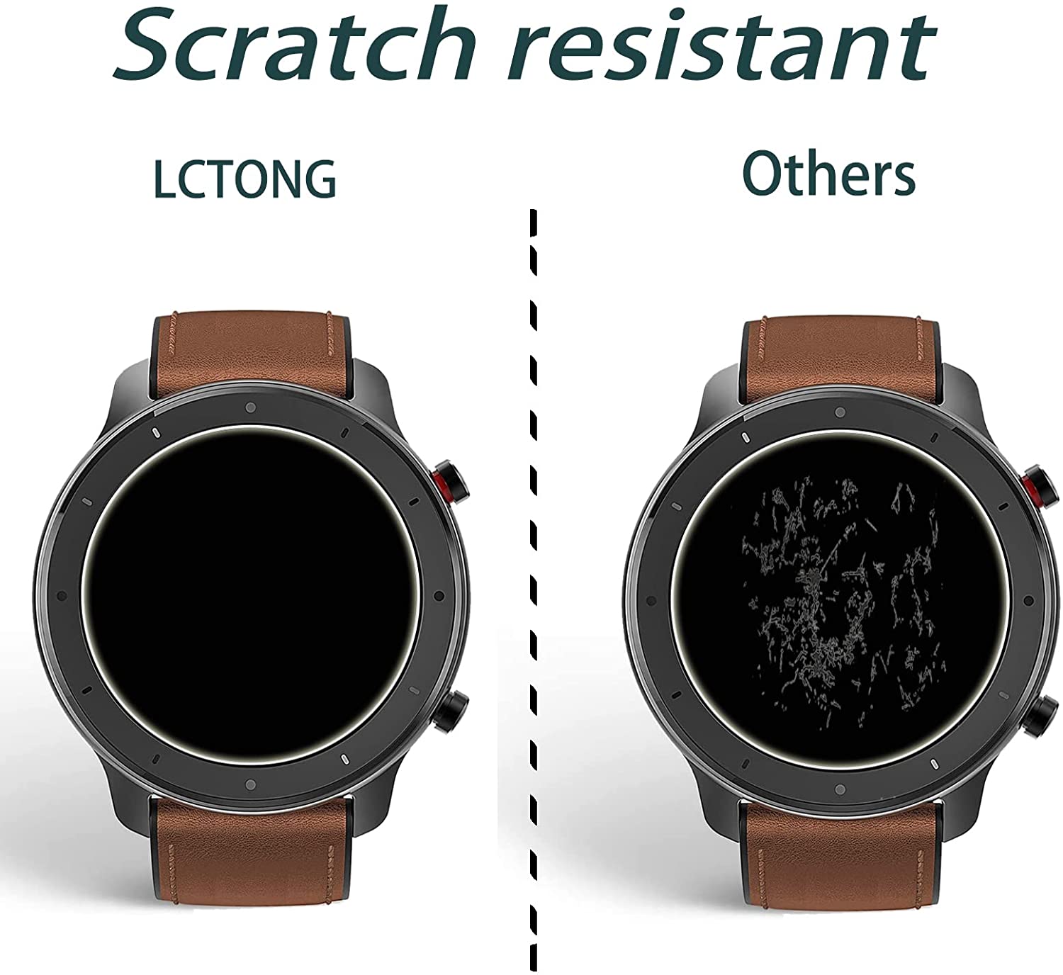 9H kaca Tempered Film untuk Am - Smartwatch Screen Film ulasan dan harga